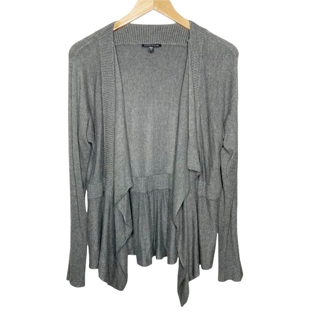 EILLEN FISHER | Waterfall Open Long Sleeve Cardigan
